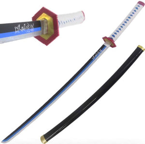 40" ABS Plastic Blade Giyu Tomioka Nichirin Katana Samurai Demon Sword