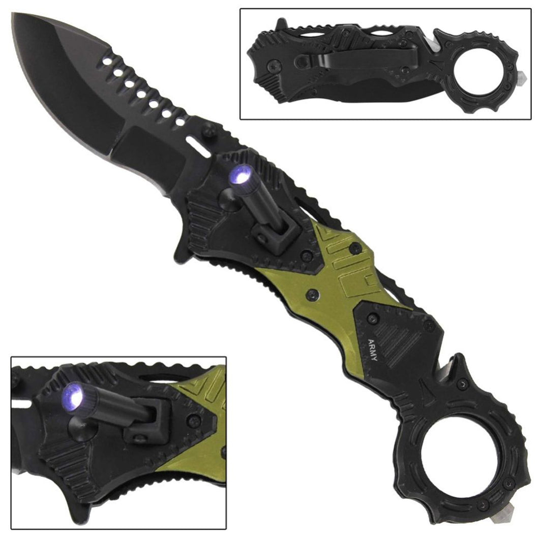 American Soldier Tactical Emergency Knife