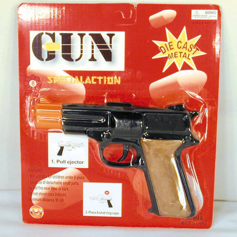 45 MAGNUM DIECAST 8 SHOT CAP GUN