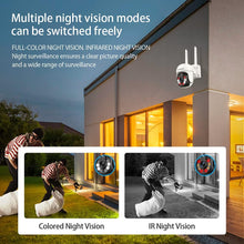 Load image into Gallery viewer, INQMEGA TUYA PTZ Camera Outdoor, 3MP Security Home Surveillance Camera with 2.4G WiFi, Waterproof IP Wireless Camera, Color Night Vision，Two-Way Audio, Motion Detection, Cloud &amp; SD Card
