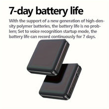 Load image into Gallery viewer, 7 DAYS BATTERY LIFE, VOICE ACTIVATED, 64GB, CELL ADAPTER, MINI RECORDER.
