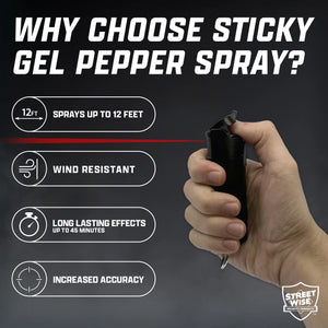Streetwise Sticky Gel Pepper Spray