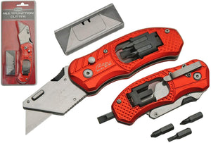 MULTI TOOL 4" CUTTER WITH SCREW BITS FOR CARPET, DRYWALL AND BOXES