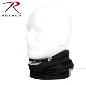 Rothco Multi-Use Neck Gaiter and Face Covering Tactical Wrap - Skull Print
