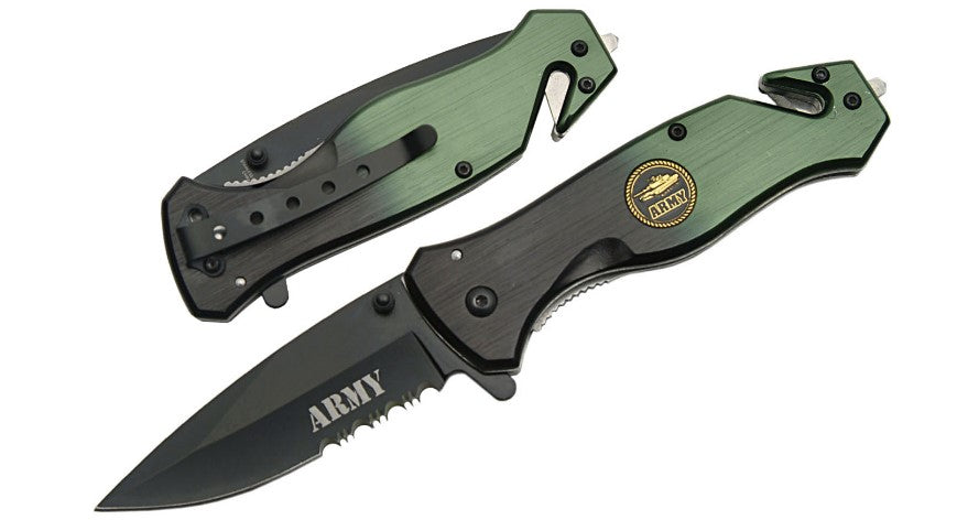 ASSISTED ARMY FOLDING KNIFE