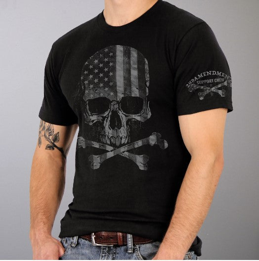 HL Faded Flag Skull T-Shirt