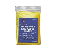 ROTHCO ALL WEATHER EMERGENCY PONCHO