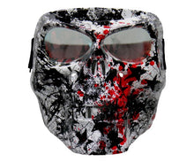 Load image into Gallery viewer, Hot Leathers Star Skull Polypro Face Mask With G-Tech Lenses

