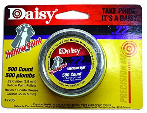 DAISY POINTED FIELD PELLETS .22 CALIBER 500CT