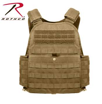 Rothco MOLLE Plate Carrier Vest (COYOTE)