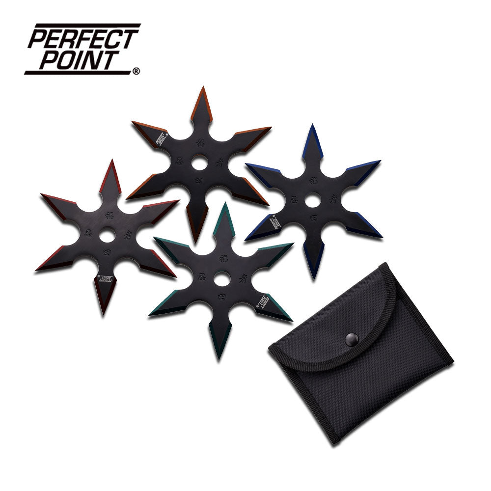 PERFECT POINT THROWING STAR SET 4