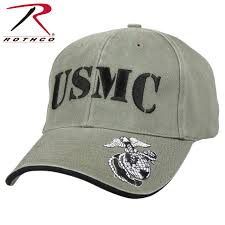 CAP DELUXE VINTAGE USMC EMBROIDERED LOW PROFILE