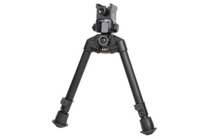 NcSTAR Bipod w/Weaver Quick Release Mount, Universal Barrel Adapter Included, Notched Legs