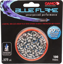 Load image into Gallery viewer, Gamo Blue Flame Pellets 177PEL Black Blister Card 100/Pack
