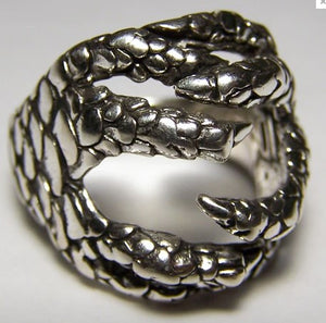 WRAP AROUND EAGLE CLAWS DELUXE BIKER RING