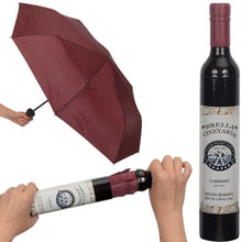 Load image into Gallery viewer, WINE BOTTLE UMBRELLA
