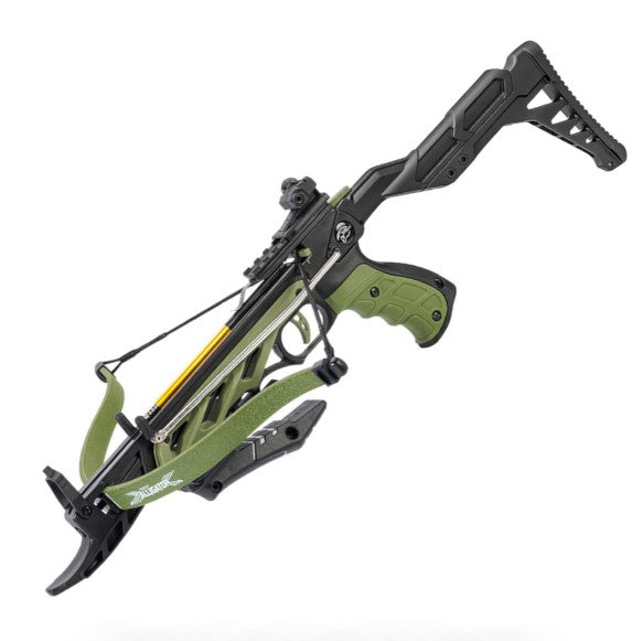 80lb Self Cocking Pistol GRIP CrossBow with Adjustable Stock