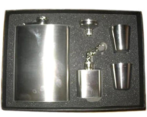 TWO SET STAINLESS STEEL FLASK DRINKING SET