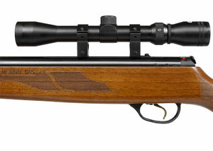 Hatsan 95 Air Rifle Combo, Walnut Stock .22