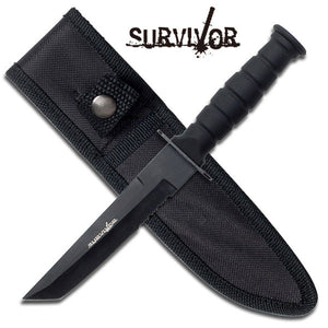 SURVIVOR FIXED BLADE KNIFE 7.5" OVERALL