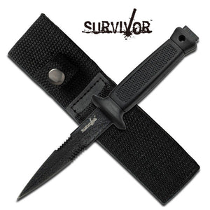 SURVIVOR FIXED BLADE KNIFE 6.5" OVERALL