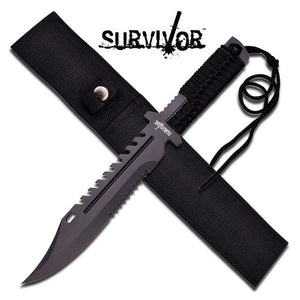 SURVIVOR FIXED BLADE KNIFE 13.5" OVERALL