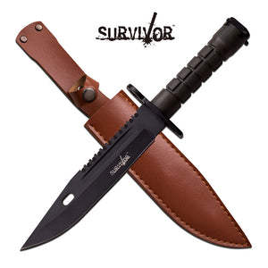 SURVIVOR FIXED BLADE KNIFE 12.8" OVERALL