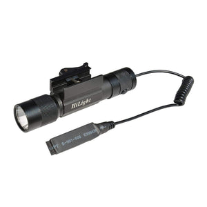 HILIGHT 800 LM RIFLE MOUNTED TACTICAL FLASHLIGHT W/SMART PRESSURE SWITCH