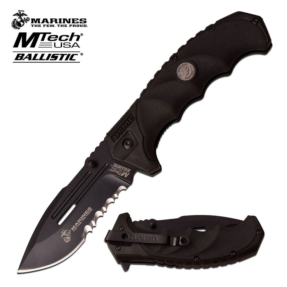U.S. MARINES BY MTECH USA SPRING ASSISTED KNIFE 5