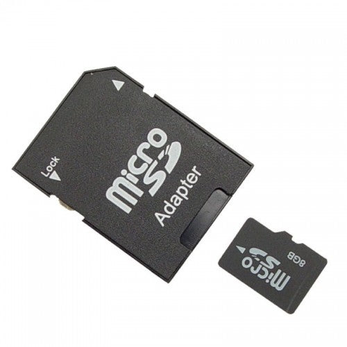 8GB MICRO SD MEMORY CARD WITH ADAPTER
