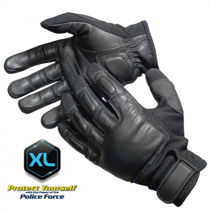 POLICE FORCE TACTICAL SAP GLOVES X-LARGE