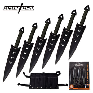 PERFECT POINT THROWING KNIFE SET 6.5" OVERALL