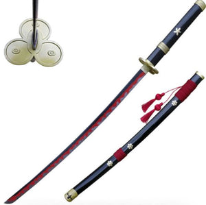 40.5" Enma Zoro's Roronoa Steel Katana Samurai Anime Sword