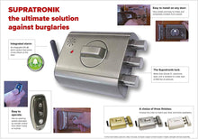 Load image into Gallery viewer, SUPRATRONIK LINCE Electronic Invisible Security DEADBOLT with Alarm Made in Spain

