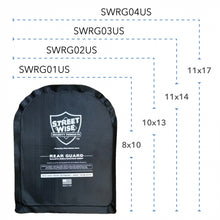 Load image into Gallery viewer, STREETWISE 8X10 REAR GUARD BALLISTIC SHIELD BACKPACK INSERT
