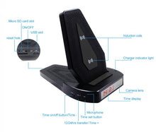 Load image into Gallery viewer, WIRELESS PHONE CHARGER WITH WIFI DVR CAMERA
