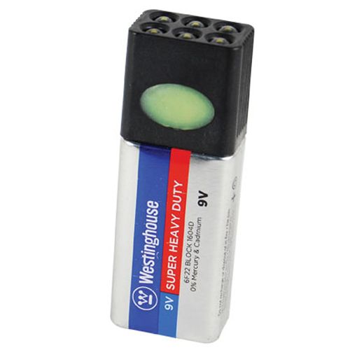 Blocklite 9-Volt Battery LED Flashlight (30HRS)