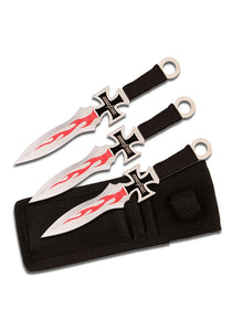PERFECT POINT THROWING KNIFE SET 7" OVERALL