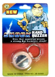 SHOCKING ROUND HAND BUZZER - SHOCK JOKE