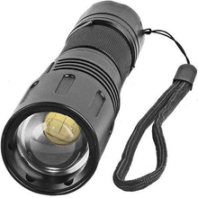 Load image into Gallery viewer, ST 3000 Lumens LED Self Defense Zoomable Flashlight
